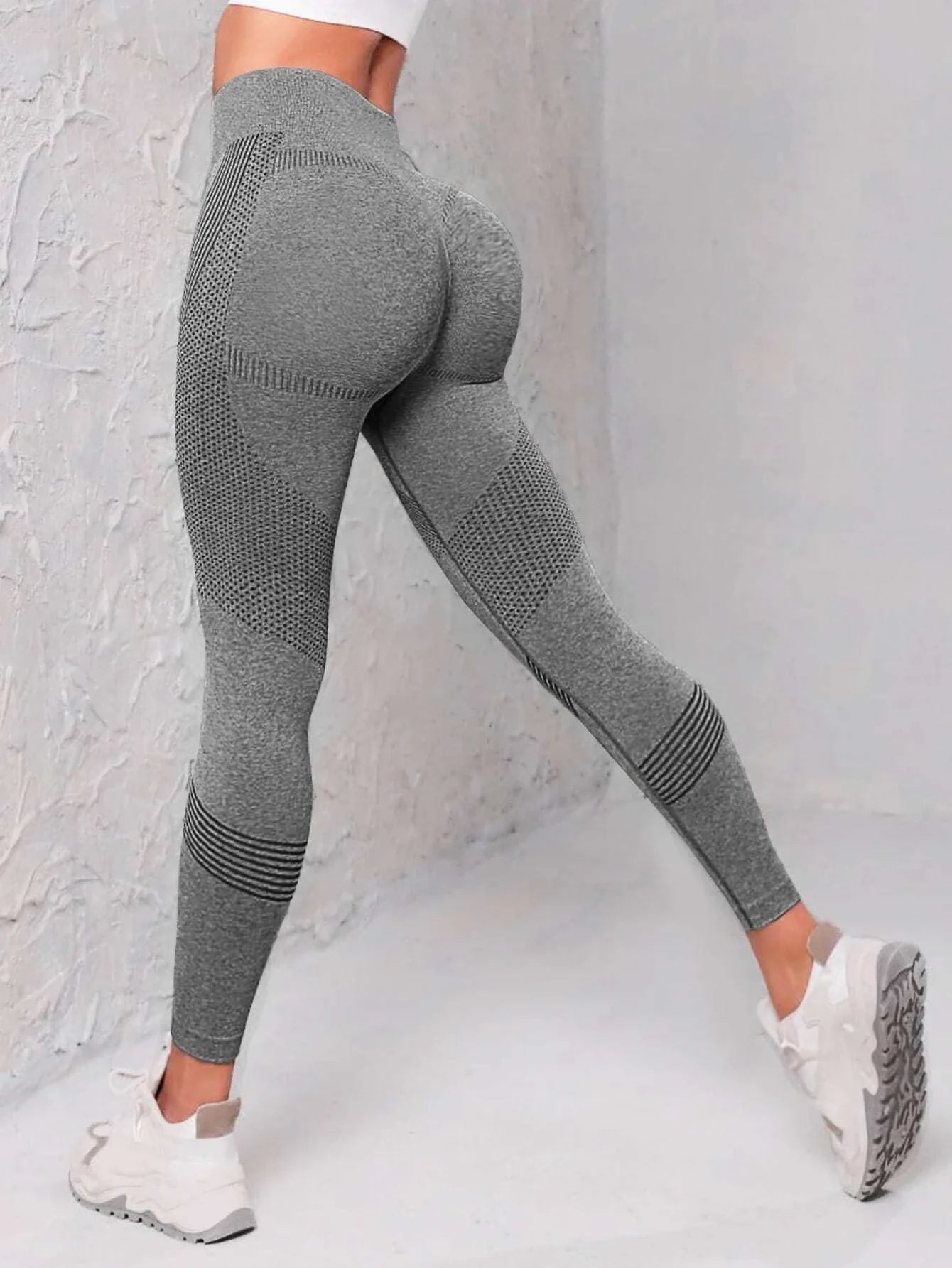 Leggings Deportivos Push Up Sin Costuras con Cintura Alta Compresiva