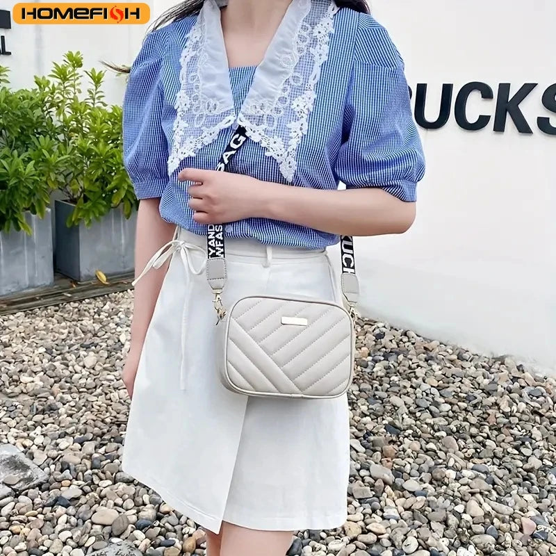 Bolso Crossbody Compacto Acolchado | Diseño Urbano