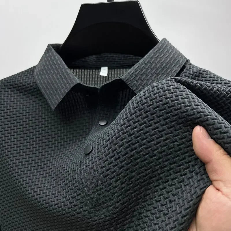 Polo Clásico con Textura Micro-Gofre Antiarrugas | Smart Casual
