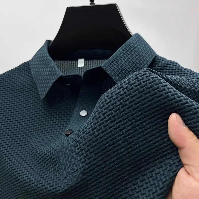 Polo Clásico con Textura Micro-Gofre Antiarrugas | Smart Casual