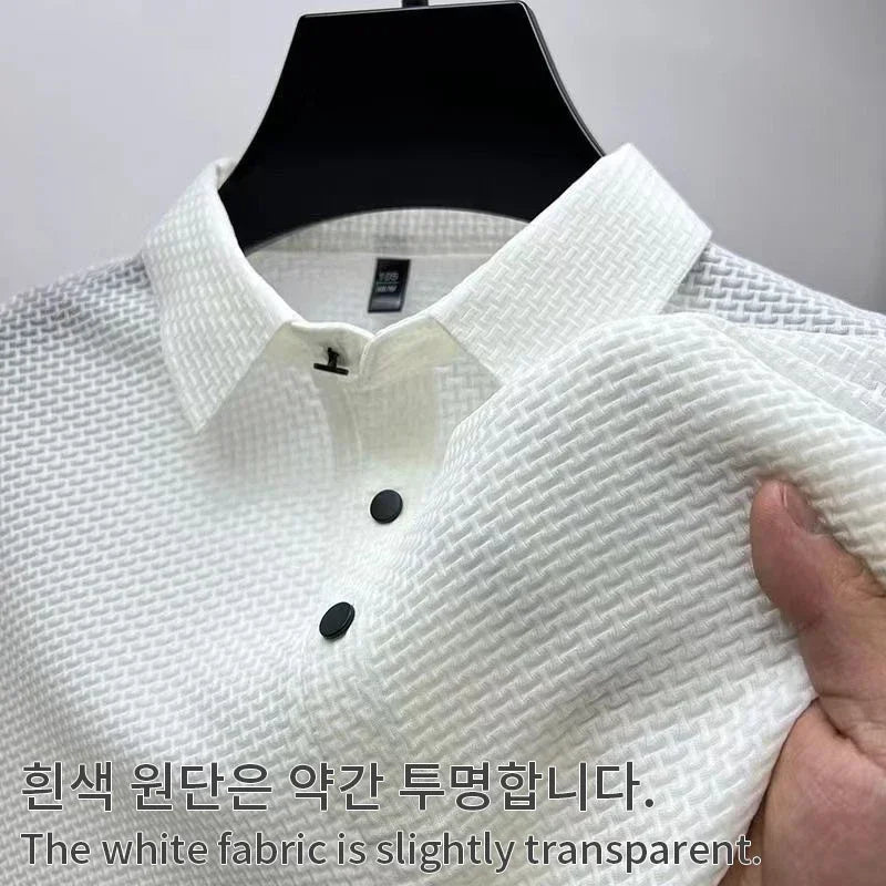 Polo Clásico con Textura Micro-Gofre Antiarrugas | Smart Casual