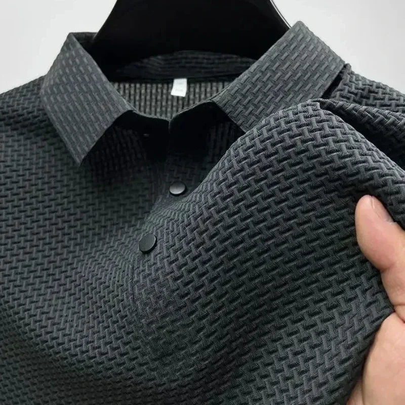 Polo Clásico con Textura Micro-Gofre Antiarrugas | Smart Casual