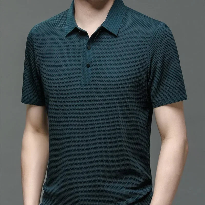 Polo Clásico con Textura Micro-Gofre Antiarrugas | Smart Casual