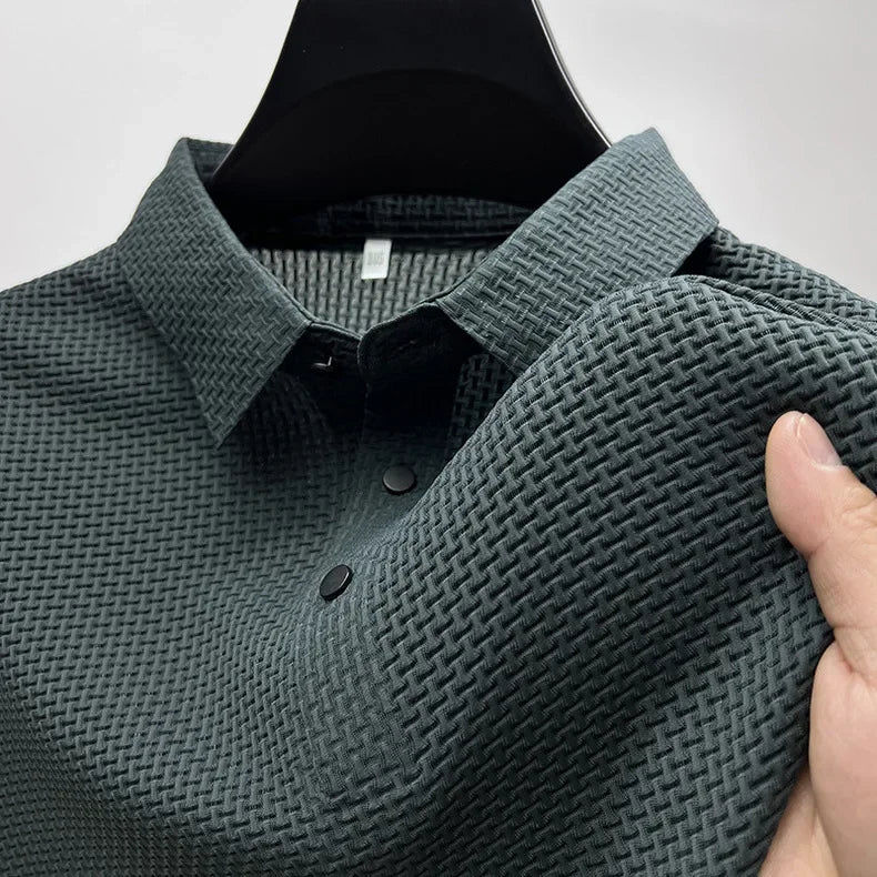 Polo Clásico con Textura Micro-Gofre Antiarrugas | Smart Casual