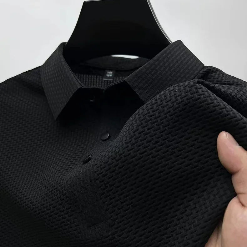 Polo Clásico con Textura Micro-Gofre Antiarrugas | Smart Casual