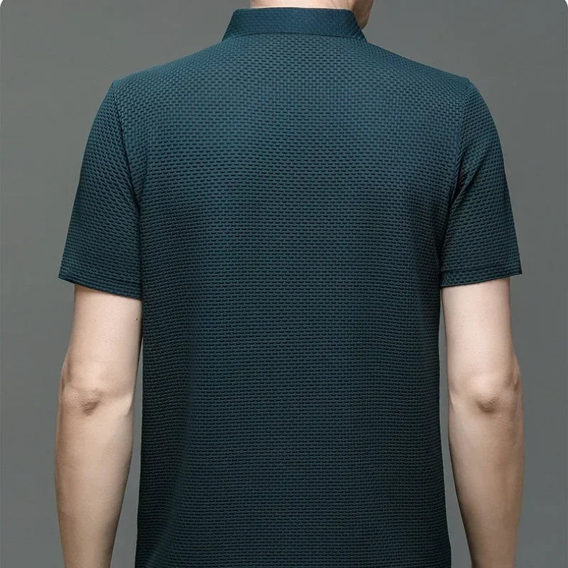 Polo Clásico con Textura Micro-Gofre Antiarrugas | Smart Casual