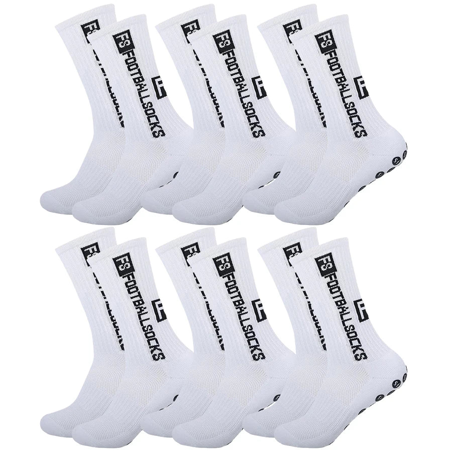 Pack de Calcetines Técnicos Antideslizantes para Fútbol y Deporte (3 o 6 Pares)