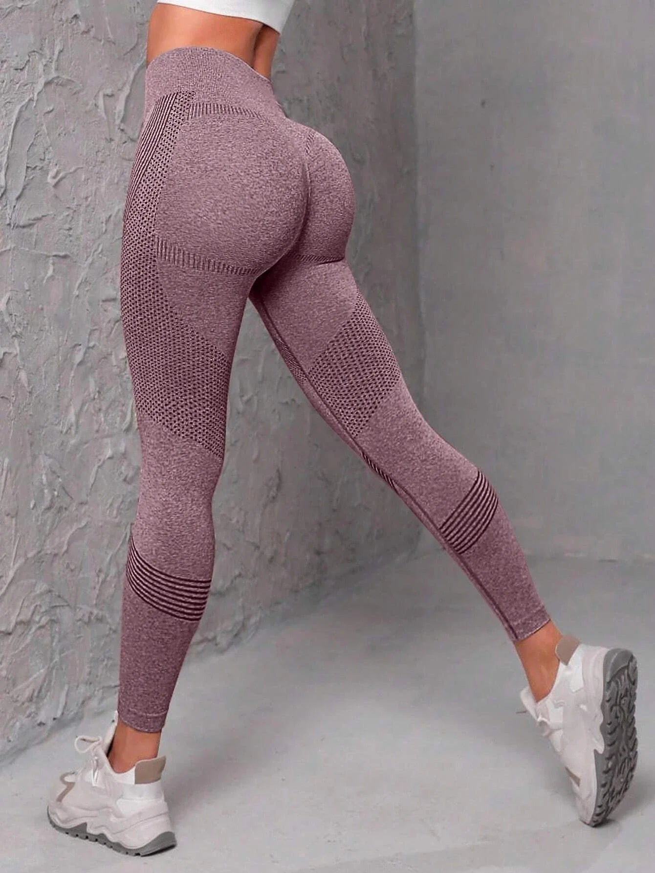 Leggings Deportivos Push Up Sin Costuras con Cintura Alta Compresiva
