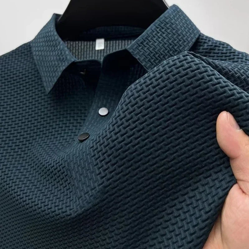 Polo Clásico con Textura Micro-Gofre Antiarrugas | Smart Casual