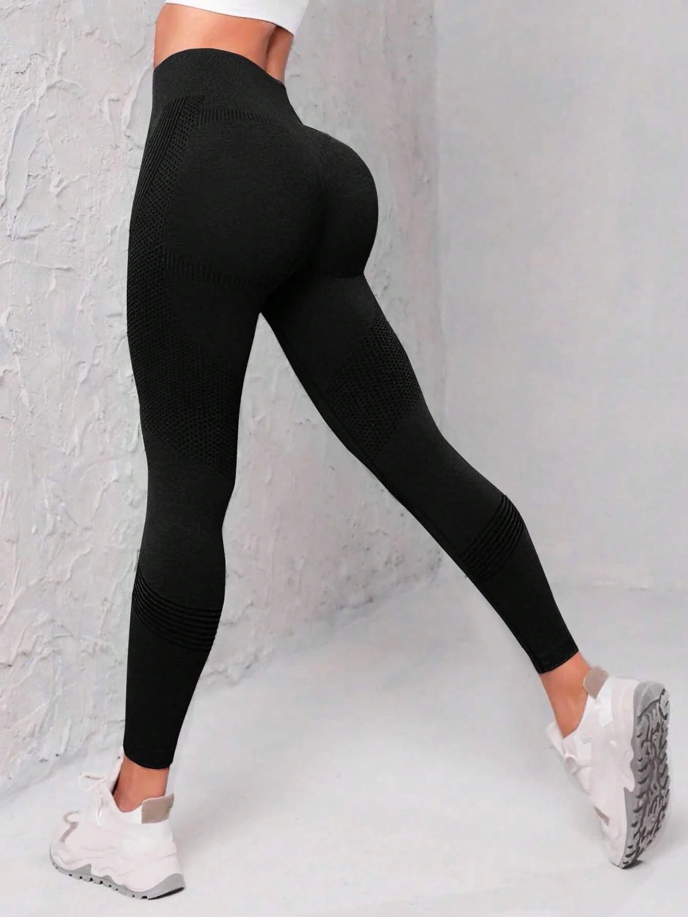 Leggings Deportivos Push Up Sin Costuras con Cintura Alta Compresiva